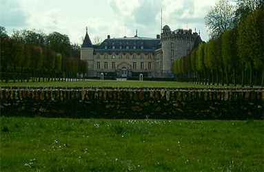 Städtepartnerschaft: Das Schloss von Rambouillet (08.04.1994). Foto © Peter Liehr
